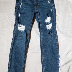 Old Navy Mid Rise Super Skinny Rockstar Jeans